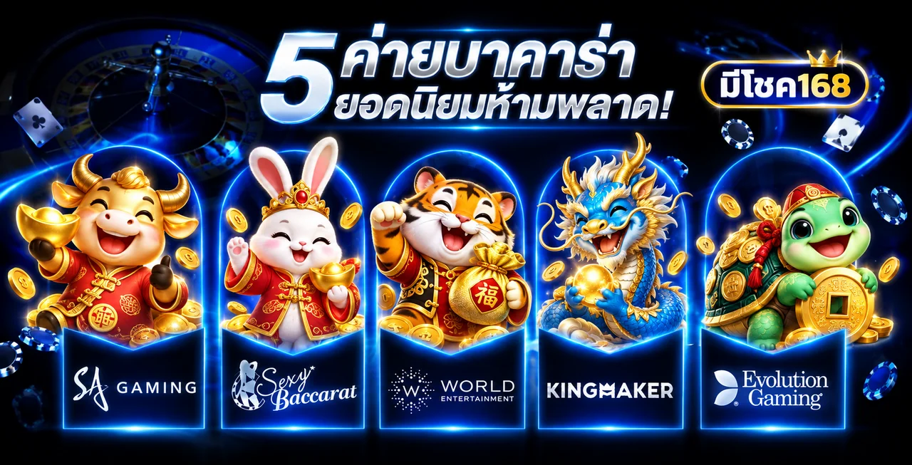 ภาพรวม 5 ค่ายบาคาร่าใน มีโชค168